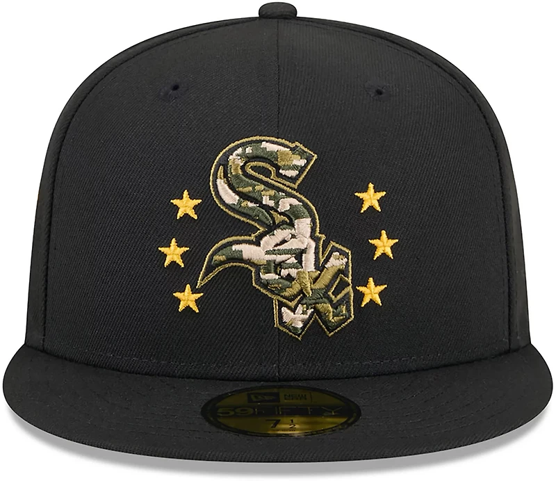 New Era Men's Chicago White Sox 2024 Armed Forces Day On-Field 59FIFTY Fitted Hat
