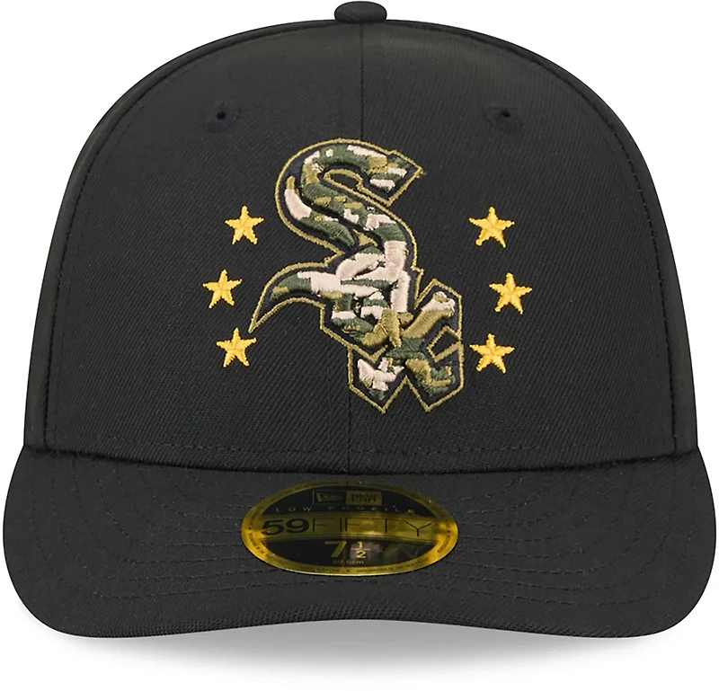 New Era Men's Chicago White Sox 2024 Armed Forces Day Low Profile 59FIFTY Fitted Hat