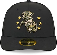 New Era Men's Chicago White Sox 2024 Armed Forces Day Low Profile 59FIFTY Fitted Hat
