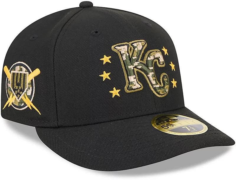 New Era Men's Kansas City Royals 2024 Armed Forces Day Low Profile 59FIFTY Fitted Hat