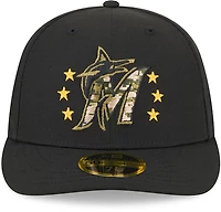 New Era Men's Miami Marlins 2024 Armed Forces Day Low Profile 59FIFTY Fitted Hat