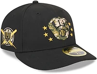 New Era Men's Milwaukee Brewers 2024 Armed Forces Day Low Profile 59FIFTY Fitted Hat