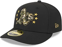 New Era Men's Oakland Athletics 2024 Armed Forces Day Low Profile 59FIFTY Fitted Hat