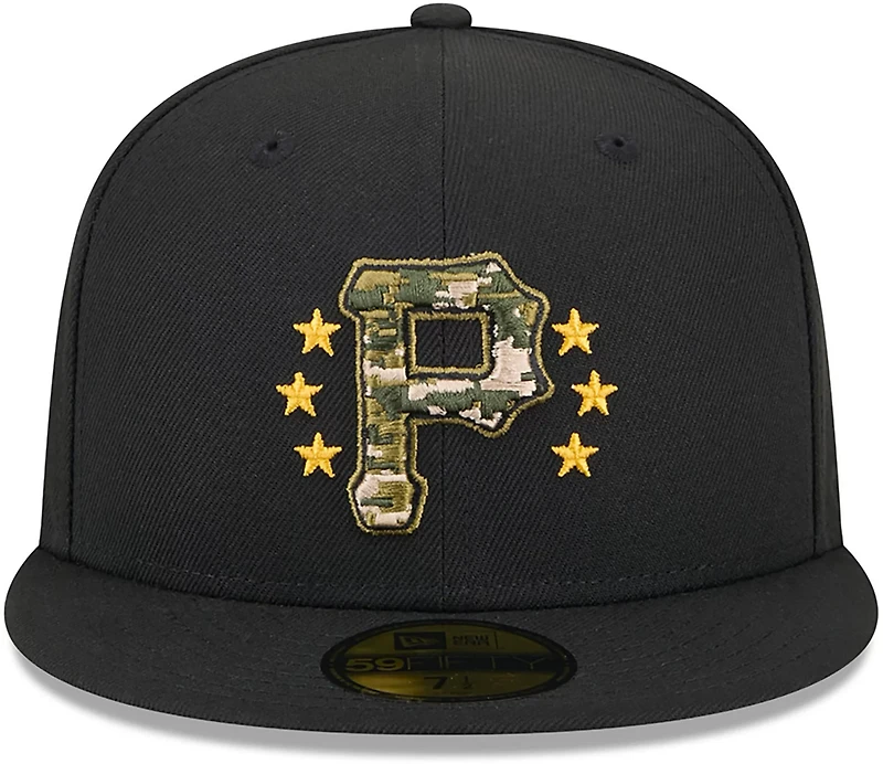 New Era Men's Pittsburgh Pirates 2024 Armed Forces Day On-Field 59FIFTY Fitted Hat