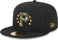 New Era Men's Pittsburgh Pirates 2024 Armed Forces Day On-Field 59FIFTY Fitted Hat