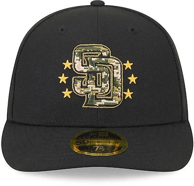 New Era Men's San Diego Padres 2024 Armed Forces Day Low Profile 59FIFTY Fitted Hat