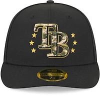 New Era Men's Tampa Bay Rays 2024 Armed Forces Day Low Profile 59FIFTY Fitted Hat