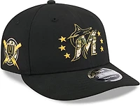 New Era Men's Miami Marlins 2024 Armed Forces Day Low Profile 9FIFTY Snapback Hat
