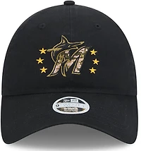 New Era Women's Miami Marlins 2024 Armed Forces Day 9TWENTY Adjustable Hat