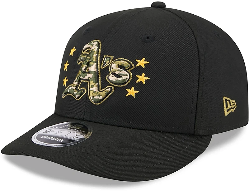 New Era Men's Oakland Athletics 2024 Armed Forces Day Low Profile 9FIFTY Snapback Hat