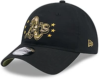 New Era Men's Oakland Athletics 2024 Armed Forces Day 9TWENTY Adjustable Hat