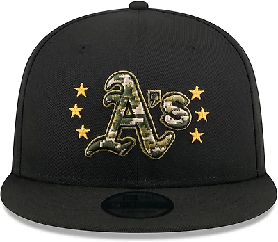 New Era Men's Oakland Athletics 2024 Armed Forces Day 9FIFTY Snapback Hat