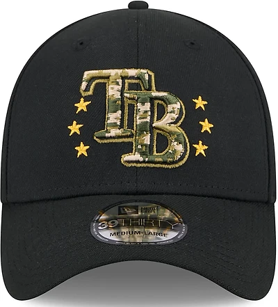 New Era Men's Tampa Bay Rays 2024 Armed Forces Day 39THIRTY Flex Hat