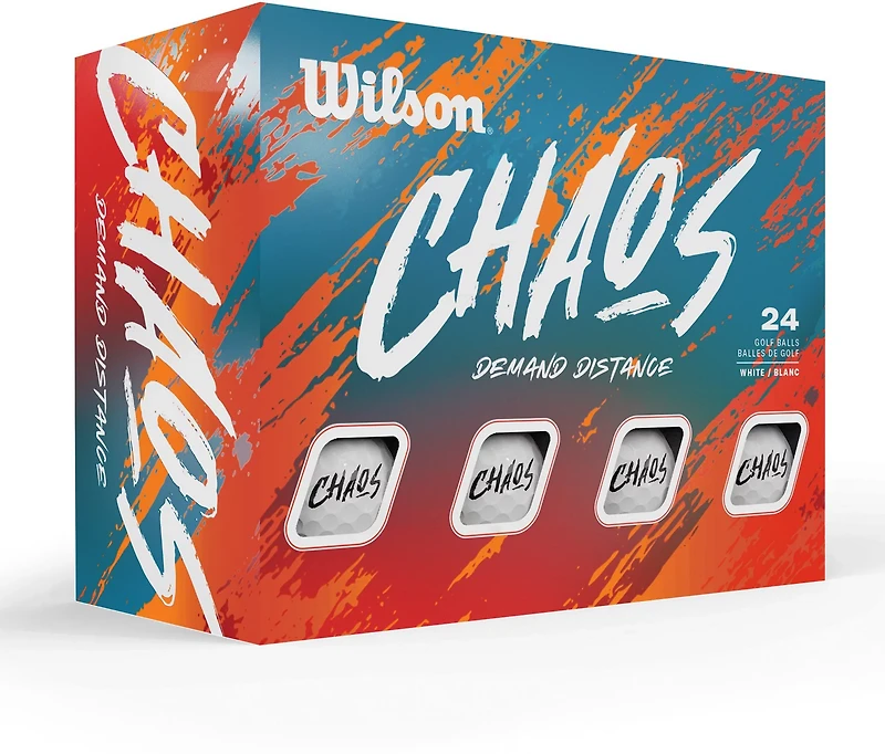 Wilson Chaos Golf Balls 24-Pack