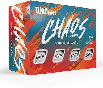 Wilson Chaos Golf Balls 24-Pack