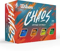 Wilson Chaos Golf Balls 24-Pack