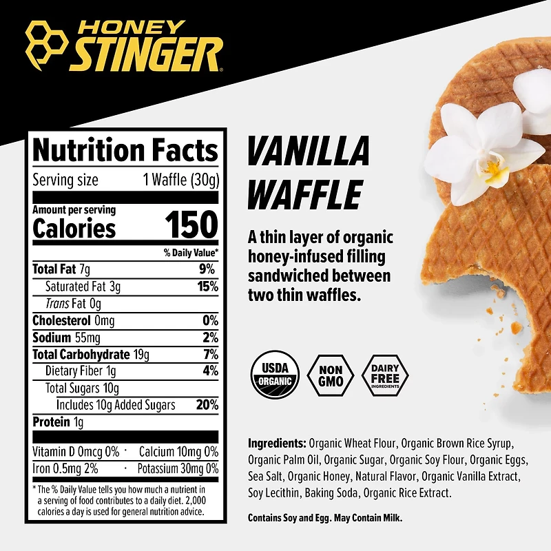 Honey Stinger Organic Waffle Energy Bar