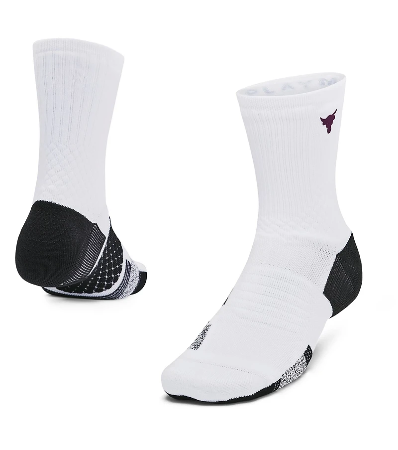 Under Armour Men's Project Rock Ad Playmaker 1 Pack Mid Socks