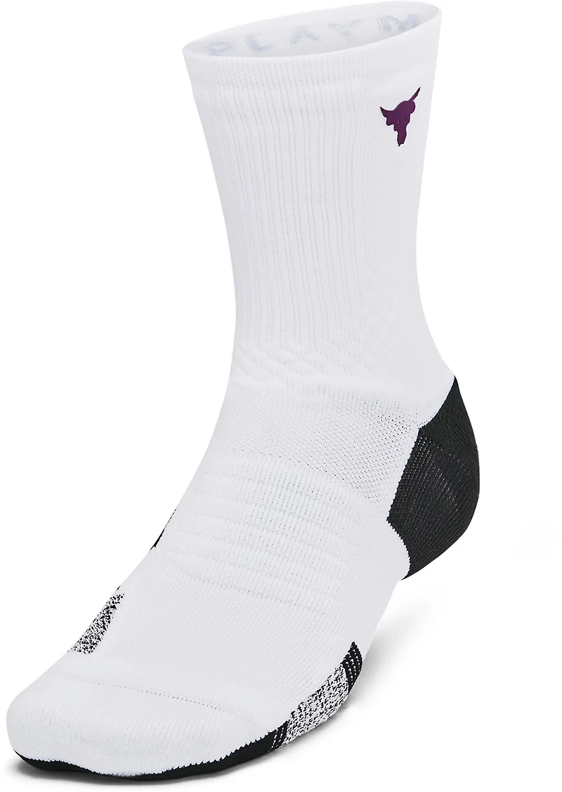 Under Armour Men's Project Rock Ad Playmaker 1 Pack Mid Socks