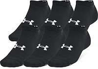 Under Armour Adult Essential Low Cut 6 Pack Socks