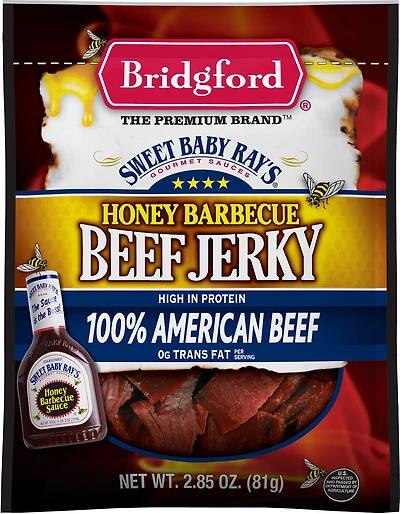 Bridgford Sweet Baby Rays Original 3.25 oz Beef Jerky