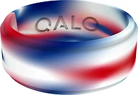 QALO Men's Folds of Honor Polished Step Edge Ring