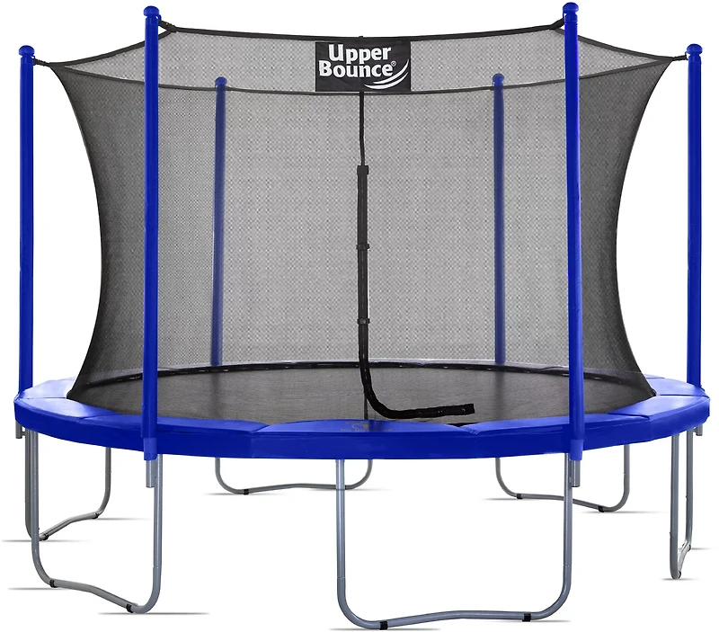 Machrus Upper Bounce 12 ft Round Trampoline with Safety Enclosure System