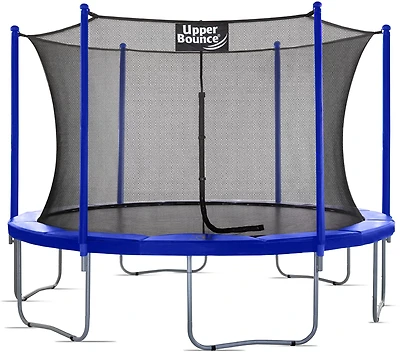 Machrus Upper Bounce 12 ft Round Trampoline with Safety Enclosure System