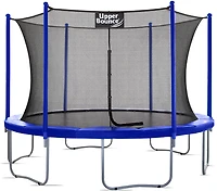 Machrus Upper Bounce 12 ft Round Trampoline with Safety Enclosure System