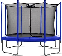 Machrus Upper Bounce 10 ft Round Trampoline with Safety Enclosure System