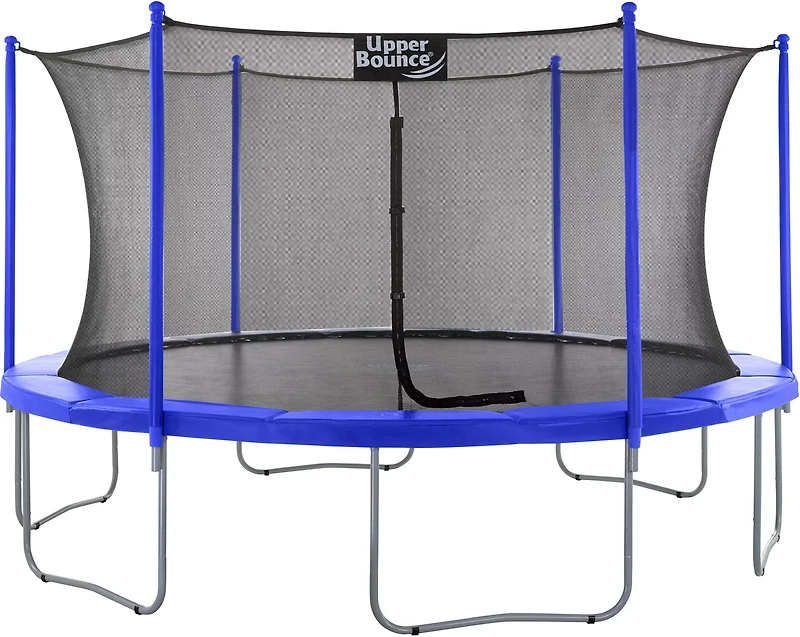Machrus Upper Bounce 16 ft Round Trampoline with Safety Enclosure System