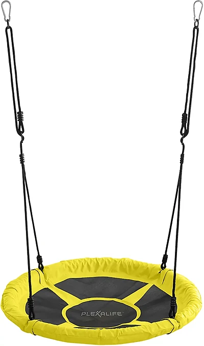 Plexalife 37.5 in Super Fun Nest Swing With Adjustable Ropes