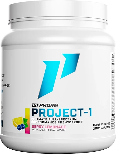 1st Phorm PROJECT 1 Pre-workout 50 servings