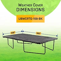 Machrus Upper Bounce 9 ft x 15 ft Rectangle Trampoline Weather Cover