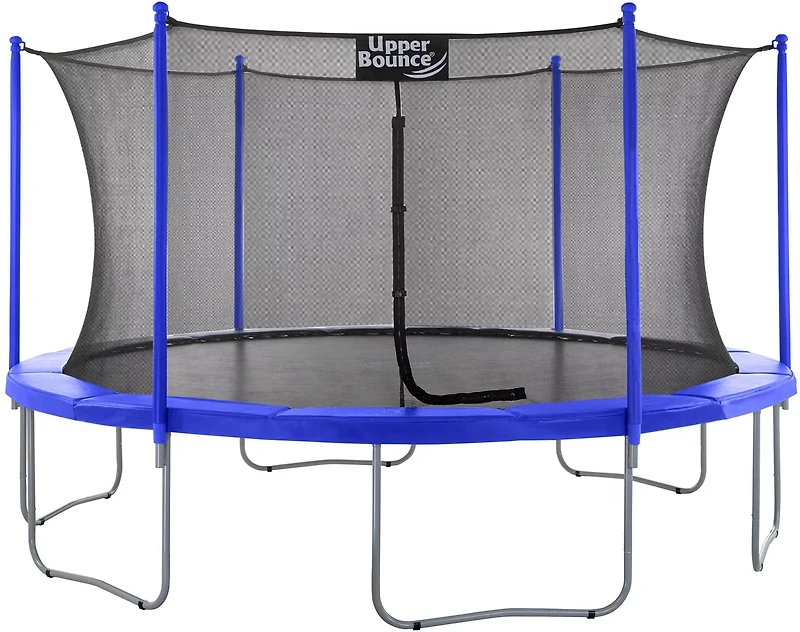 Machrus Upper Bounce 15 ft Round Trampoline with Safety Enclosure