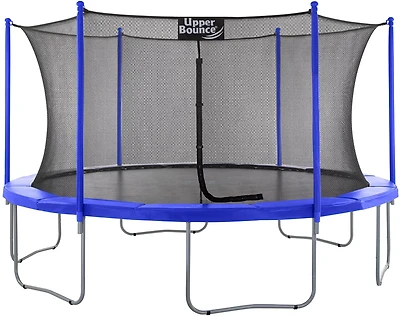 Machrus Upper Bounce 15 ft Round Trampoline with Safety Enclosure