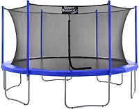 Machrus Upper Bounce 15 ft Round Trampoline with Safety Enclosure