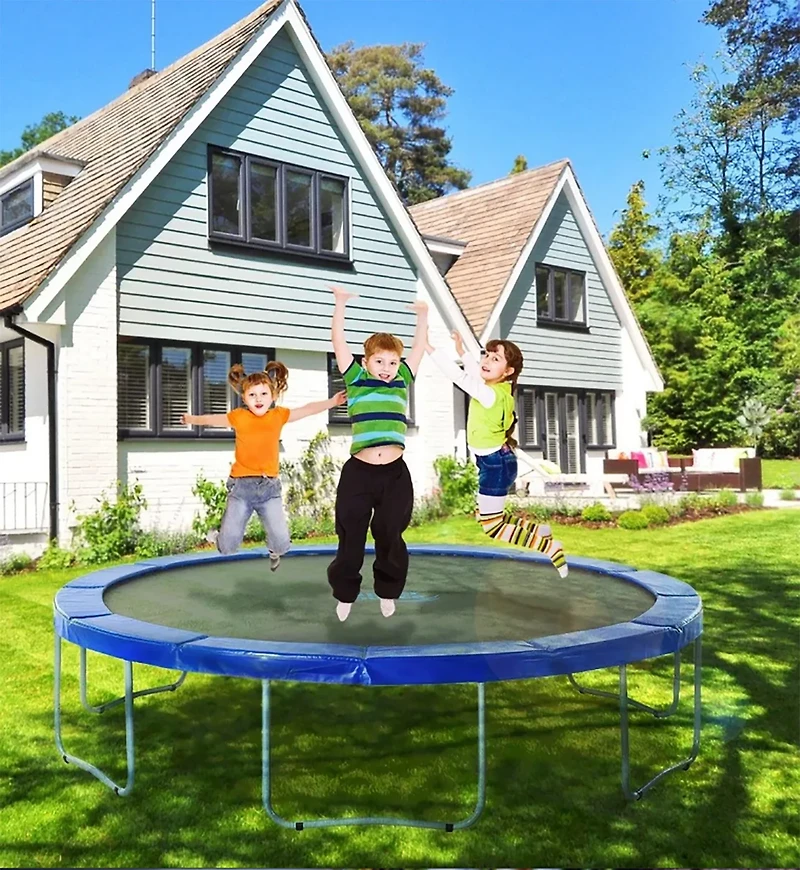 Machrus Upper Bounce 12 ft Round Trampoline with Pad
