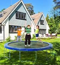 Machrus Upper Bounce 12 ft Round Trampoline with Pad