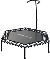 Machrus Upper Bounce 50 in Mini Hexagon Trampoline with Adjustable Handrail