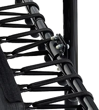 Machrus Upper Bounce 50 in Mini Hexagon Trampoline with Adjustable Handrail