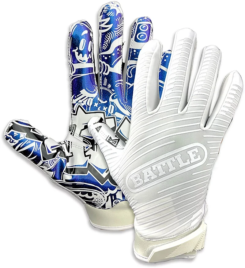 Battle Adults' Prism Graffiti Doom Football Gloves