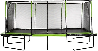 Machrus Upper Bounce Mega Gymnastics Style 10 ft x 17 ft Rectangle Trampoline