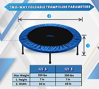 Machrus Upper Bounce 36 in Round Mini Trampoline