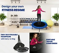 Machrus Upper Bounce 40 in Round Mini Trampoline with Travel Bag