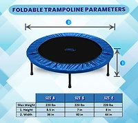 Machrus Upper Bounce 36 in Round Mini Trampoline
