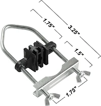 Machrus Upper Bounce Trampoline Enclosure U-Bolt Connectors - 12 Pack