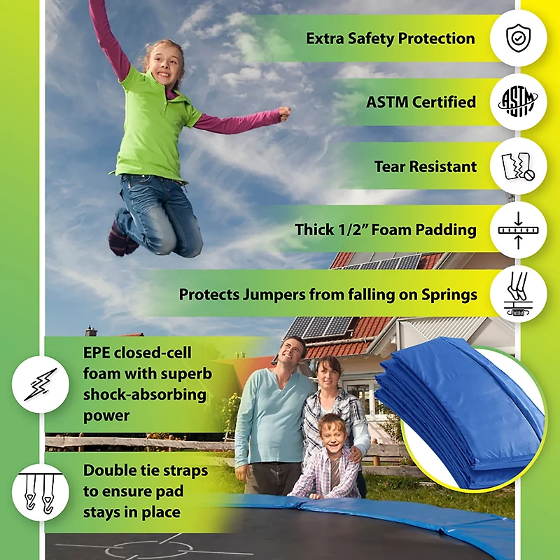 Machrus Upper Bounce 40 Mini Trampoline Replacement Safety Pad