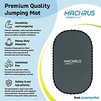 Machrus Upper Bounce 16 ft x 14 ft Oval Trampoline Replacement Mat