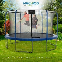 Machrus Skytric 11 ft Round Trampoline with Top-Ring Flex Enclosure